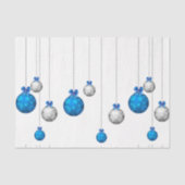 Weihnachtszittel/Ornamente Seidenpapier (Vorderseite)