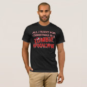 Weihnachtszombie-Apokalypse T-Shirt (Vorne ganz)