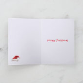 WeihnachtsZoo-Baby-Panda-Weihnachtskarte Feiertagskarte (Innenseite)