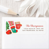 Weihnachtszucker-Cookie Rücksendeadresse (Insitu)