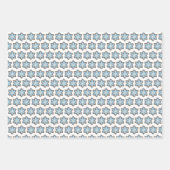 Weihnachtszucker Cookies Holly Mitten Snowflake Geschenkpapier Set (Vorderseite 3)