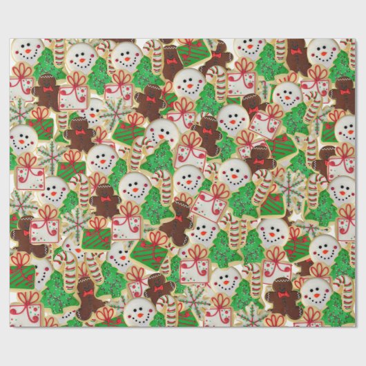Weihnachtszucker Geschenkpapier (Flach)