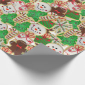 Weihnachtszucker Geschenkpapier (Ecke)