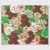 Weihnachtszucker Geschenkpapier (Flach)