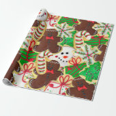 Weihnachtszucker Geschenkpapier (Ungerollt)