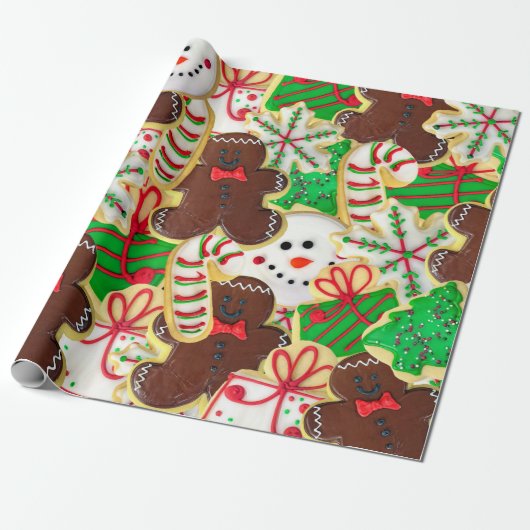 Weihnachtszucker Geschenkpapier (Ungerollt)