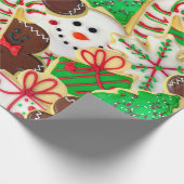 Weihnachtszucker Geschenkpapier (Ecke)