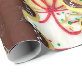Weihnachtszucker Geschenkpapier (Rolleneckpunkt)