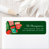 Weihnachtszucker Grün Rücksendeadresse (Insitu)