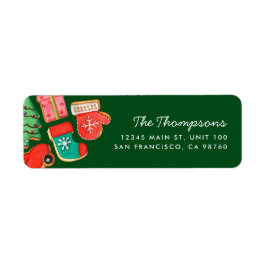 Weihnachtszucker Grün Rücksendeadresse