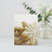 Weihnachtszucker Grußkarten und Aufkleber Feiertagspostkarte (Stehend Vorderseite)