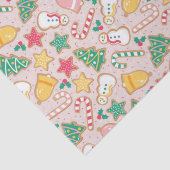 Weihnachtszucker Keks Schneemännchen Süßkarpfen Seidenpapier (Detail)