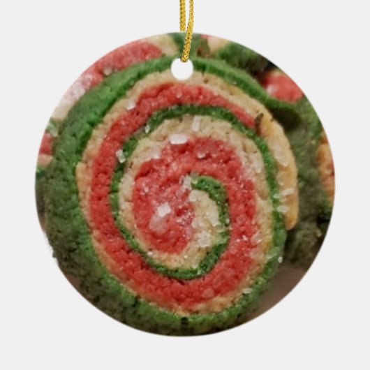 Weihnachtszucker Keramik Ornament (Vorne)