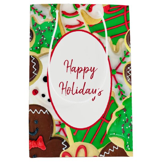 Weihnachtszucker Mittlere Geschenktüte (Vorderseite)