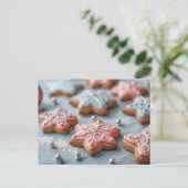 Weihnachtszucker Postkarte (Stehend Vorderseite)