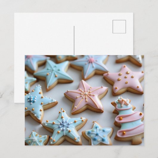 Weihnachtszucker Postkarte (Vorne/Hinten)