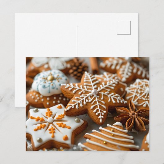 Weihnachtszucker Postkarte (Vorne/Hinten)