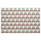 Weihnachtszucker Pudding Holiday Dessert Stoff (Fat Quarter (45,7 x 55,9 cm))