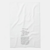 Weihnachtszucker Rezept Küchentuch (Vertikal)