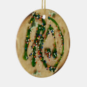 Weihnachtszuckerkost mit Süßigkeiten Keramik Ornament (Rechts)