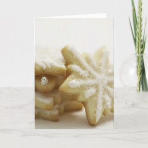 Weihnachtszuckerplätzchen-Gruß-Karten und Feiertagskarte