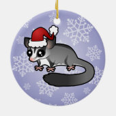 Weihnachtszuckersegelflugzeug Keramikornament (Hinten)