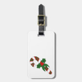 Weihnachtszuckerstange Gepäckanhänger (Vorderseite vertikal)
