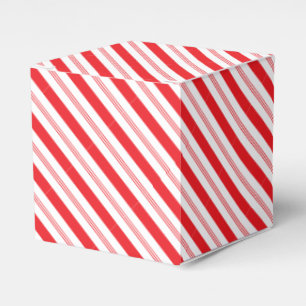 Weihnachtszuckerstange-gestreifte Geschenkboxen Geschenkschachtel