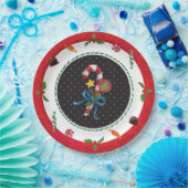 Weihnachtszuckerstange-Party-Teller Pappteller (Party)