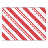 Weihnachtszuckerstangemuster Tischdecke (Vorderseite (Horizontal))