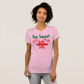 Weihnachtszuckerstangen T-Shirt (Vorne ganz)