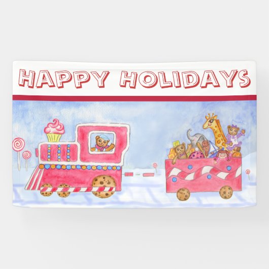 Weihnachtszug-Banner Banner (Horizontal)
