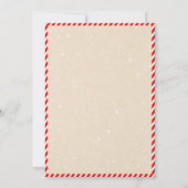 Weihnachtszug Einladung (Rückseite)