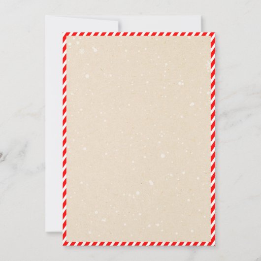 Weihnachtszug Einladung (Rückseite)