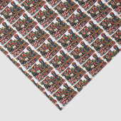 Weihnachtszug feierlich Weihnachten gefliest Feier Seidenpapier (Ausschnitt)