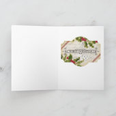 Weihnachtszug Feiertagskarte (Innenseite)