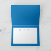 Weihnachtszug Feiertagskarte (Innenseite)