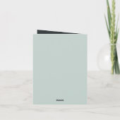 Weihnachtszug Feiertagskarte (Rückseite)