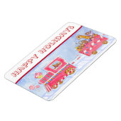 Weihnachtszug Flexi Magnet (Linke Seite)