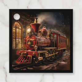 Weihnachtszug Geschenkanhänger