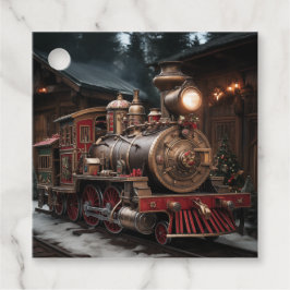 Weihnachtszug Geschenkanhänger