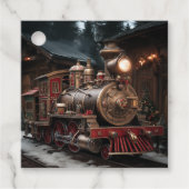 Weihnachtszug Geschenkanhänger (Vorderseite)