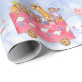 Weihnachtszug-Geschenkpapier Geschenkpapier (Rolleneckpunkt)