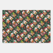 Weihnachtszug Geschenkpapier Set (Vorderseite 2)