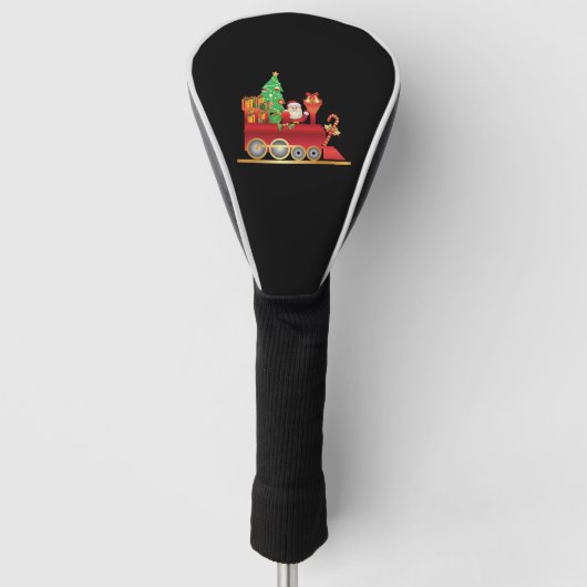 Weihnachtszug Golf Headcover (Vorderseite)