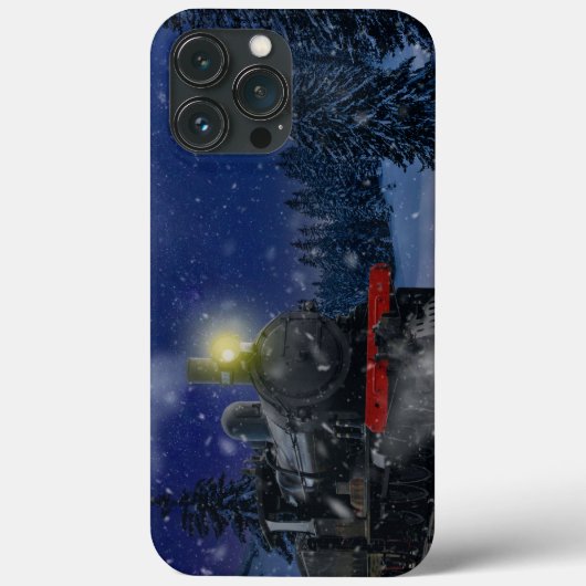 Weihnachtszug im Schnee Case-Mate iPhone Hülle (Rückseite)