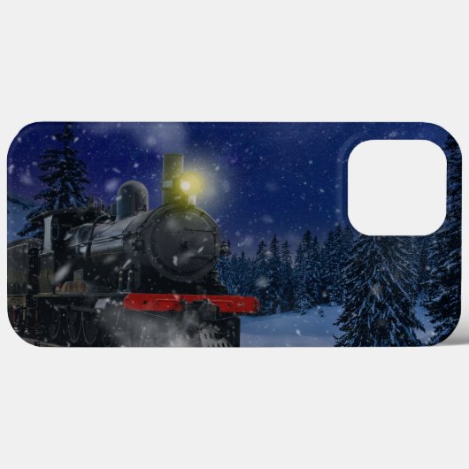 Weihnachtszug im Schnee Case-Mate iPhone Hülle (Rückseite (Horizontal))