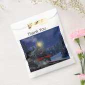 Weihnachtszug im Schnee Geschenktütchen (Versiegelt)