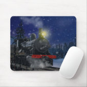 Weihnachtszug im Schnee Mousepad (Mit Mouse)