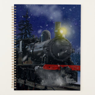 Weihnachtszug im Schnee Planer